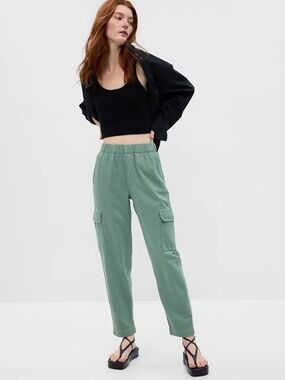 GAP Green Cargo Jogger Pants
